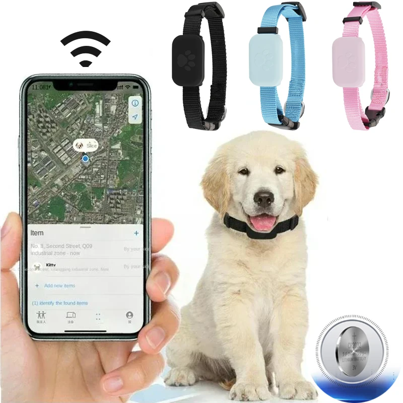 Pet Dog Bluetooth GPS Tracker Mini Tracking