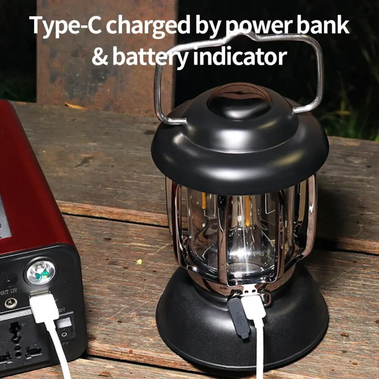 Outdoor Camping Lantern Portable USB Rechargeable Lamp - Image 4
