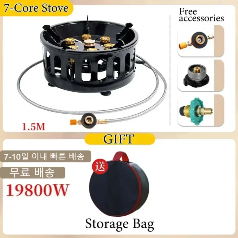 19800W 7-Core Camping Stove High-Power Strong Fire Portable - Image 7