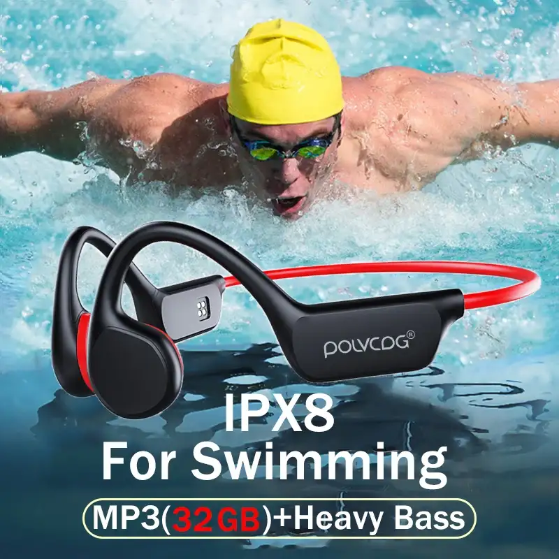 Bone Conduction Headset IPX8 32GB Bluetooth 5.3