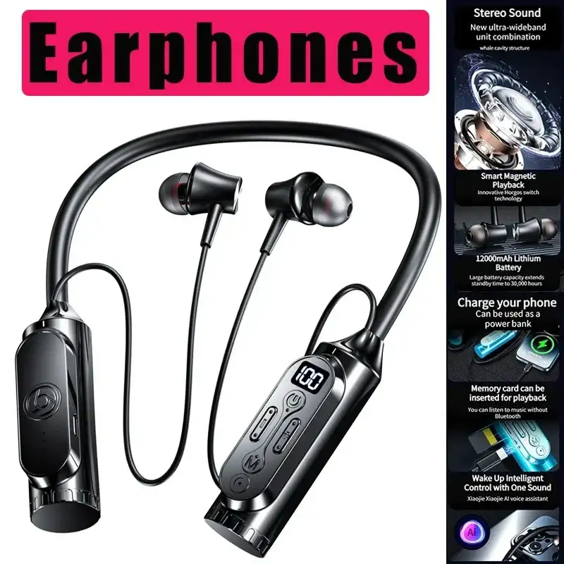 Earphones Bluetooth Headset