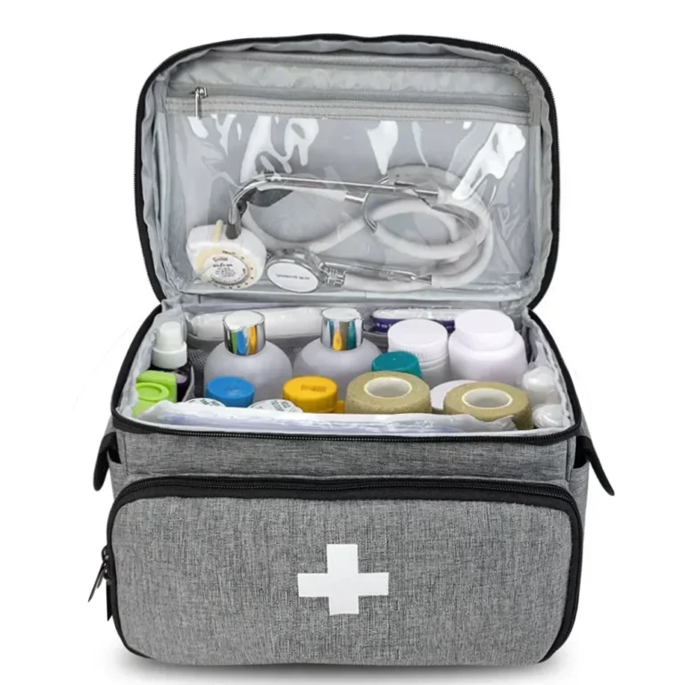 Travel First Aid Kit Bag for Home Medical Carry Bag Multifunctional Storage - Image 3