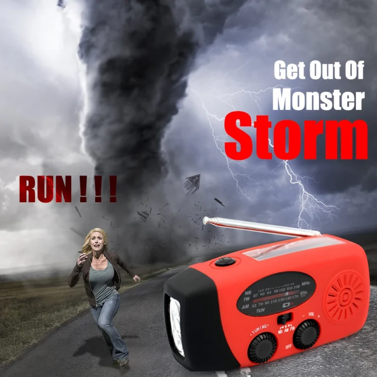 Emergency Hand Crank Weather Radio Portable Hand - Image 2