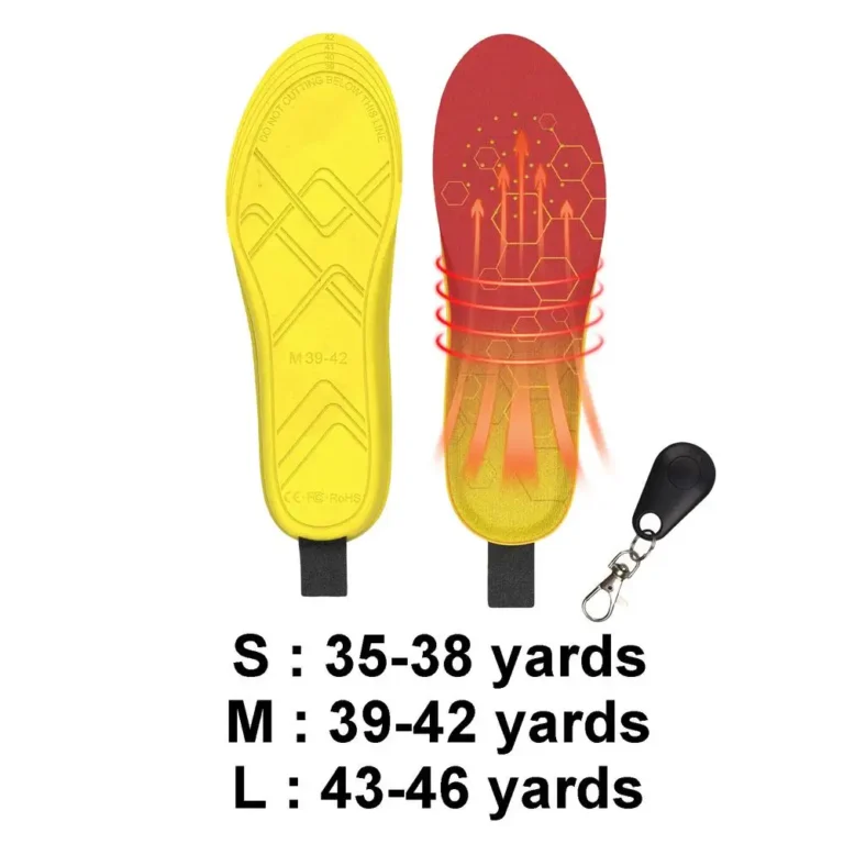 USB Heated Shoe Insoles with Remote Control Rechargeable - Image 7