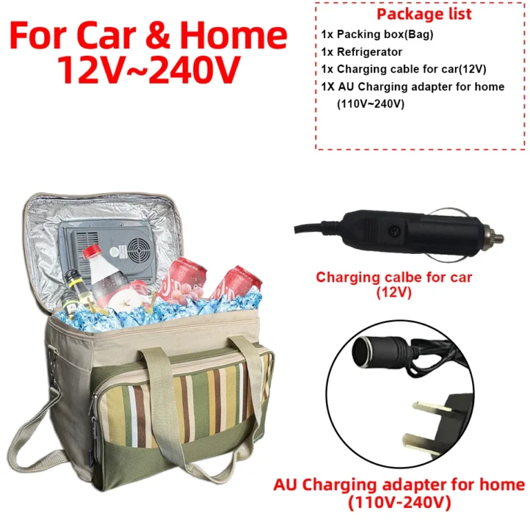 33L Portable Foldable Car Refrigerator Electric Cooler Bag - Image 8