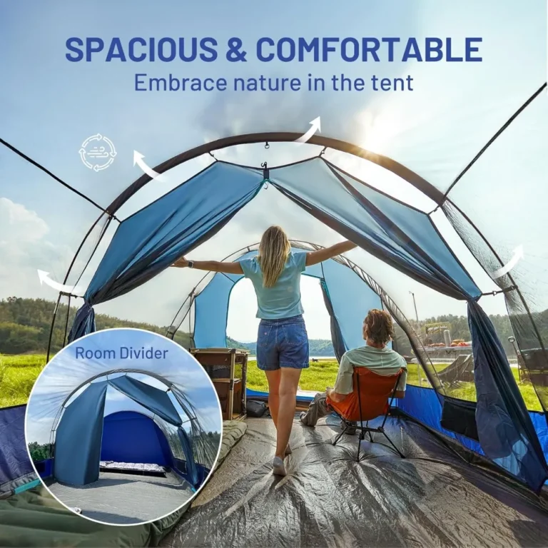 8 Person Camping Tent with Large Porch - Image 3