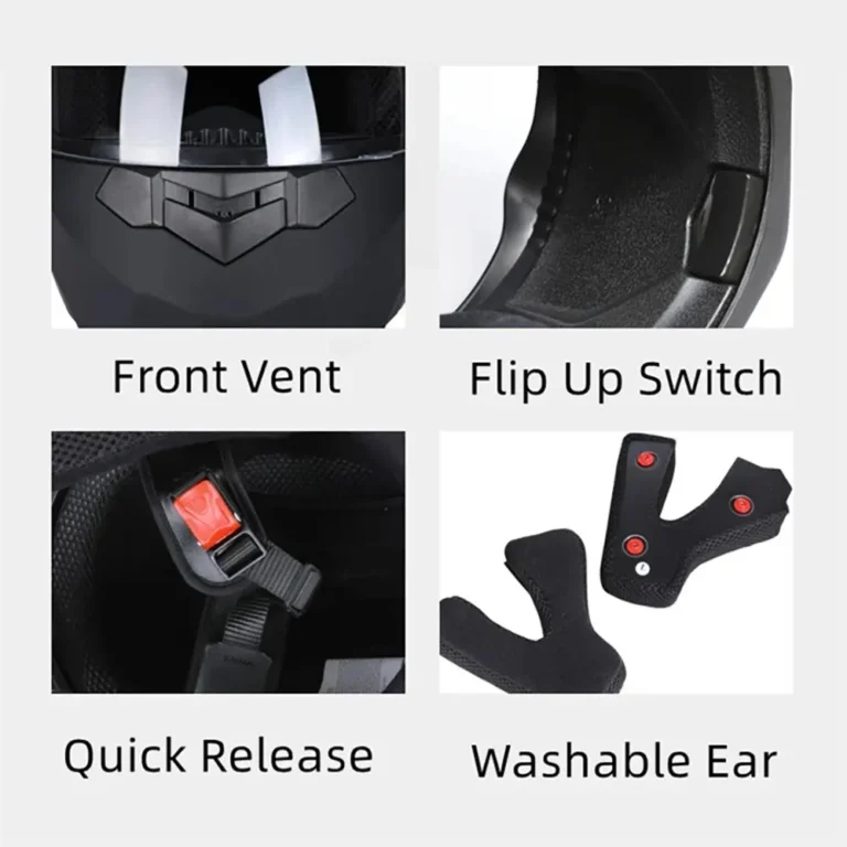 Personalised Dual Lens Flip Up Helmets - Image 4