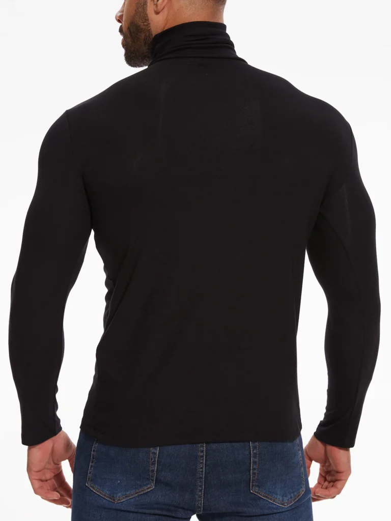 High Neck Fall Winter Thermal Underwear Tops - Image 3