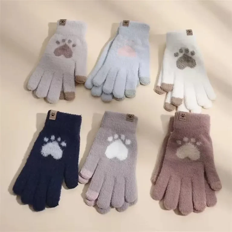 Winter Cat Paw Gloves Warm Mittens Fashion - Image 5