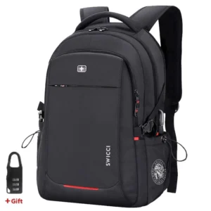 Travel 16 17.3 inch Laptop swiss Backpack USB Charging