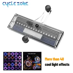 Bike Colorful LED Neon Warning Spoke Lamp for Cycling