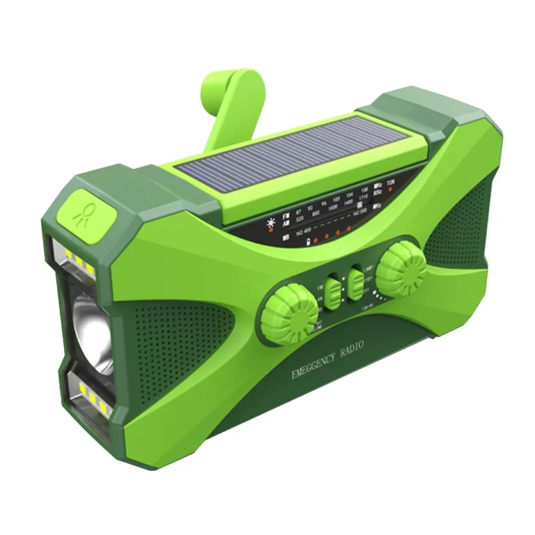 Portable 10000mAh charger Radio Solar Hand Crank LED - Image 7