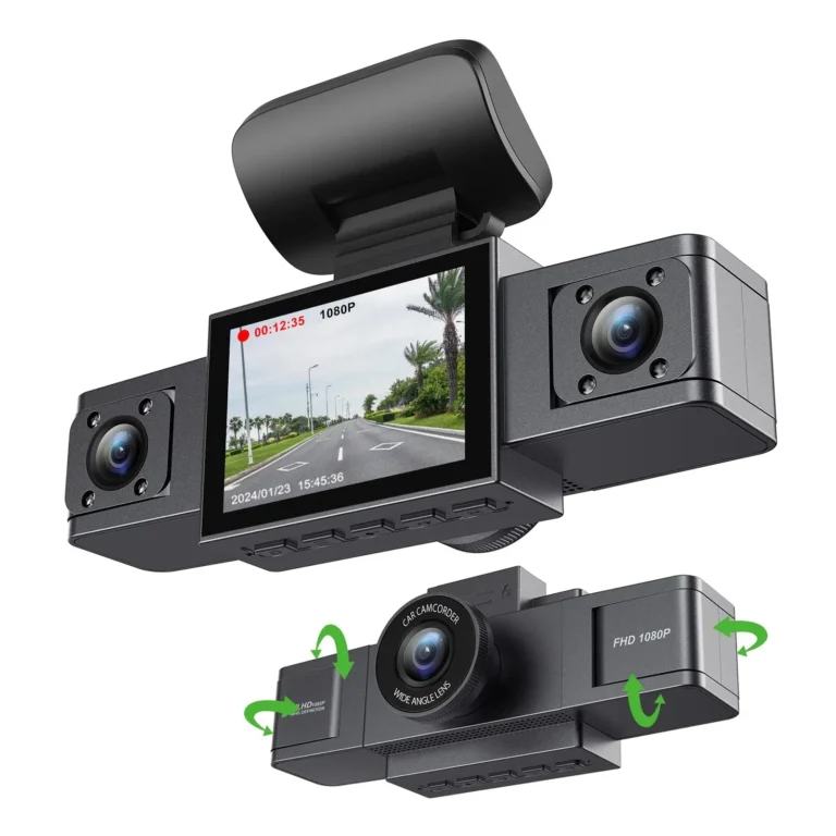 Video Recorder Three Lens Car Camera