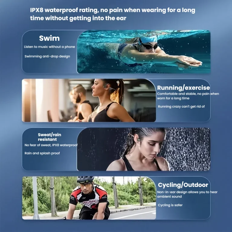 Swimming headphones-bone conduction headphones IP8 waterproof - Image 5