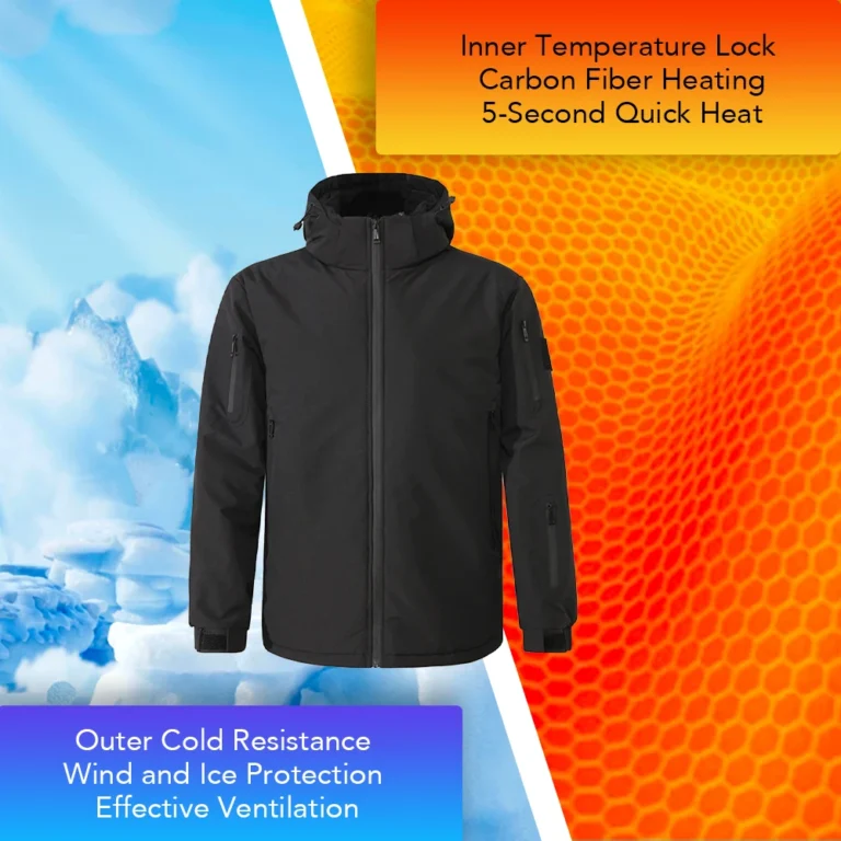 New Intelligent Heating Jacket 8 Area USB Electric Heated - Image 4