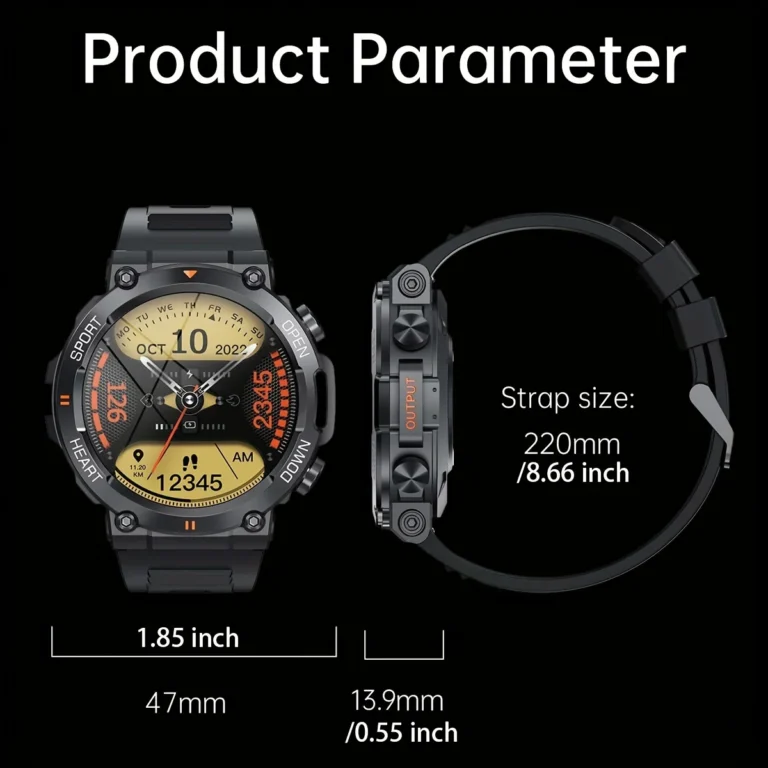 Smart Watch for Heart Rate Blood Bluetooth and Sport - Image 2