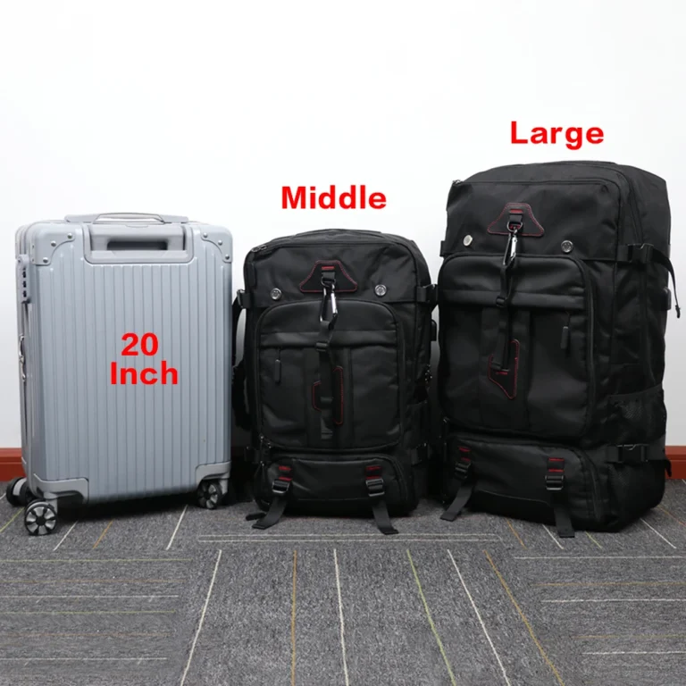 80L Travel Backpack Large Capacity Multiple Storage Spaces - Image 3