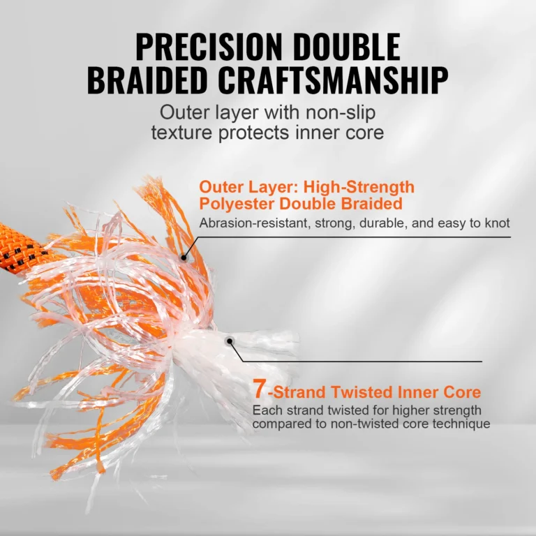 SucceBuy 220ft Dual-Weave Polyester Rope 48-Strand Outdoor Accessories - Image 3