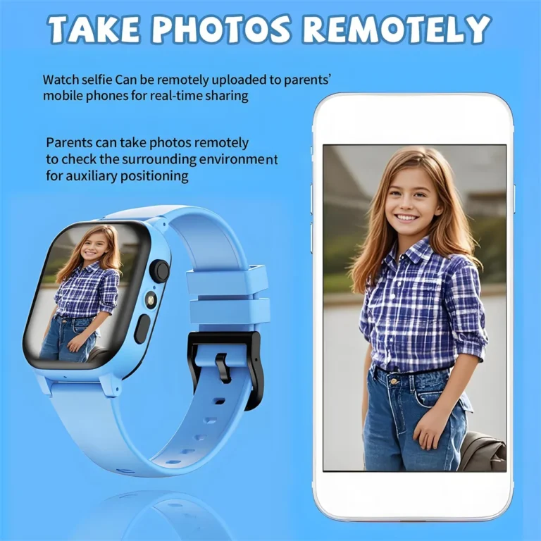 ﻿ Kids Smart Watch Phone 4G Sim Card 2G Internet SOS LBS - Image 5
