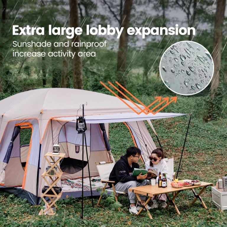 Outdoor Camping Tent for 3-12 People - Image 2