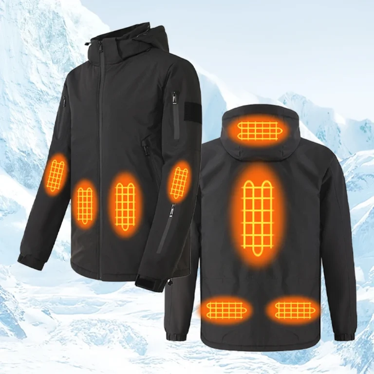 New Intelligent Heating Jacket 8 Area USB Electric Heated - Image 2