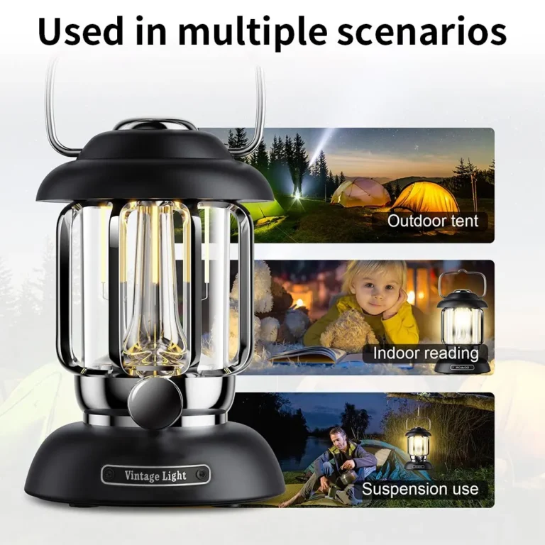 Outdoor Camping Lantern Portable USB Rechargeable Lamp - Image 6