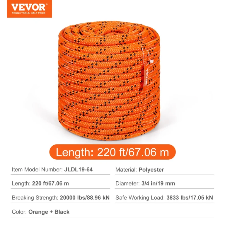 SucceBuy 220ft Dual-Weave Polyester Rope 48-Strand Outdoor Accessories - Image 8