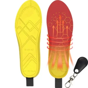 USB Heated Shoe Insoles with Remote Control Rechargeable